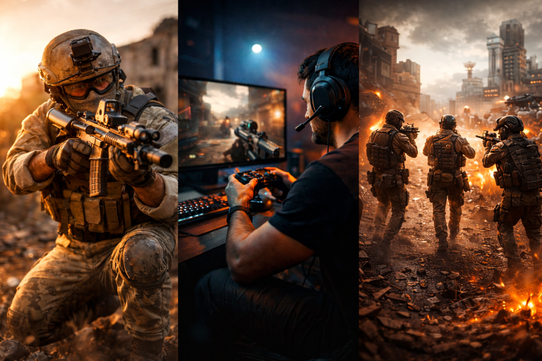 Airsoft vs Games: Quando o Virtual Encontra o Real