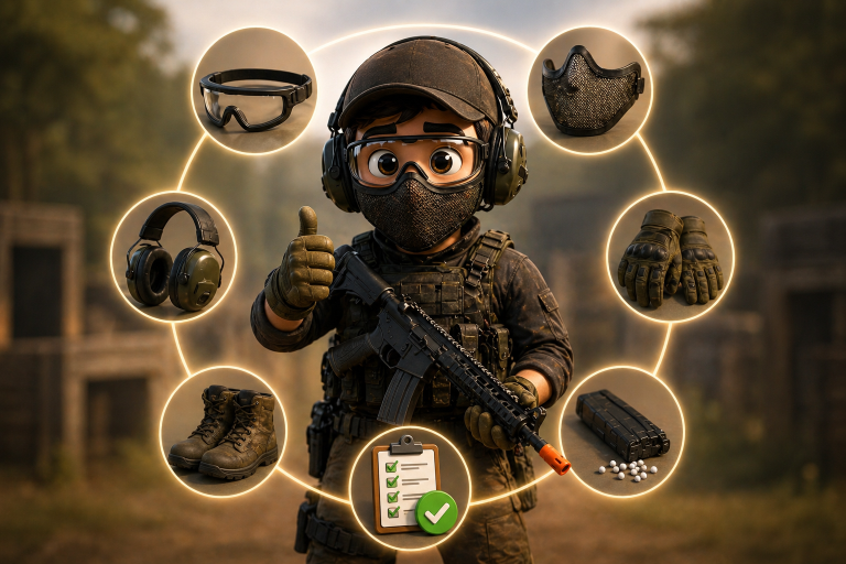 Como praticar airsoft de forma segura? Guia completo para jogar sem riscos