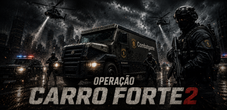 Comboio da CombatGame Transporte de Valores é atacado durante missão secreta e R$ 500 milhões entram na mira de facções criminosas